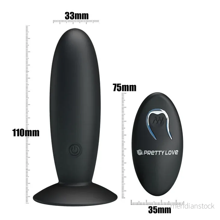 PRETTY LOVE - RECHARGEABLE ANAL PLUG WITH VIBRATION AND CONTROL - Bild 3