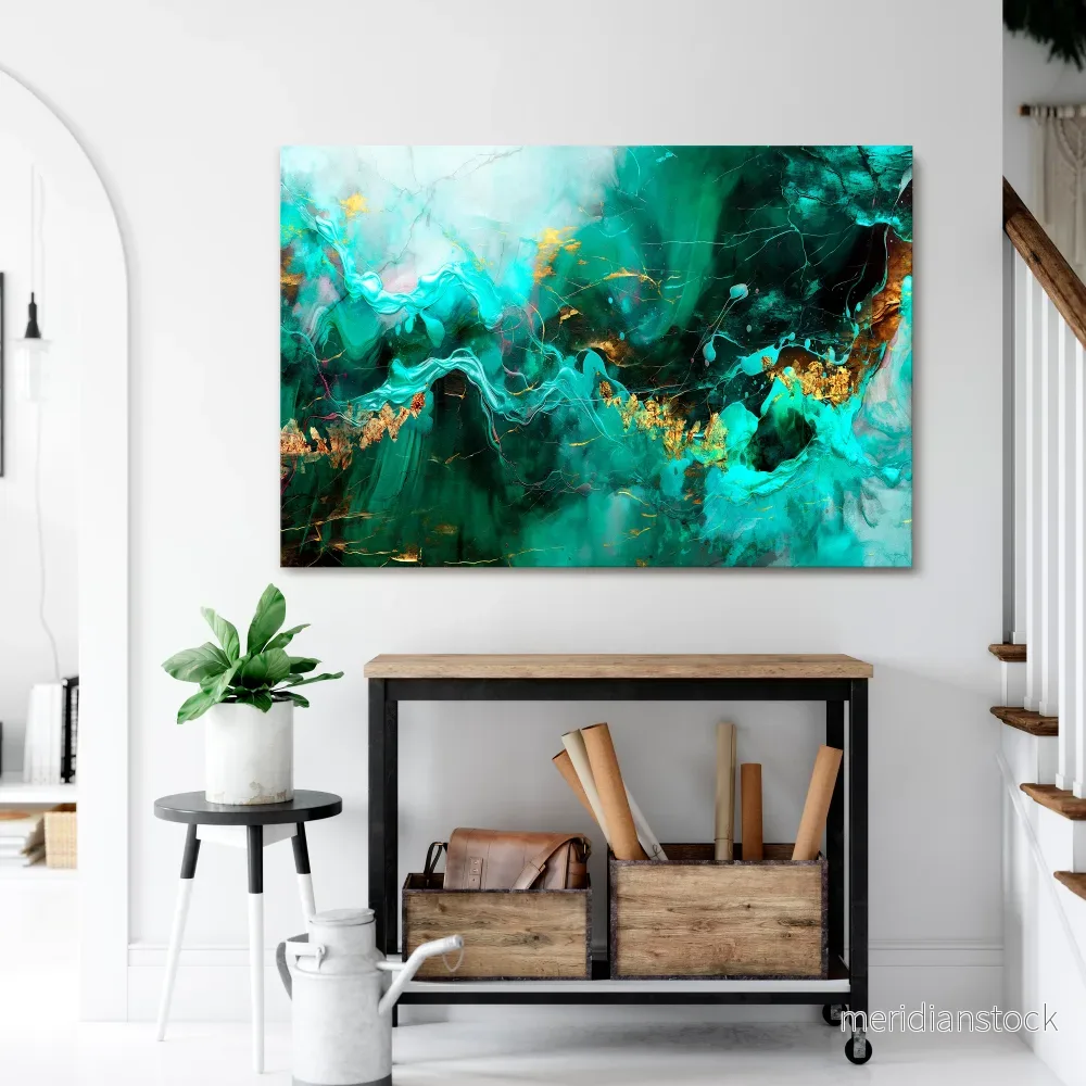 GRACEFUL WAVES Horizontal Canvas Print - Bild 2