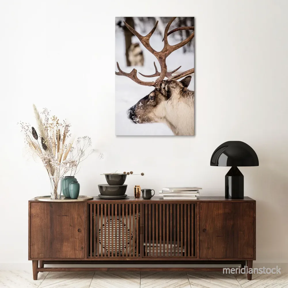 WHISPERS OF FROST Vertical Canvas Print - Bild 2
