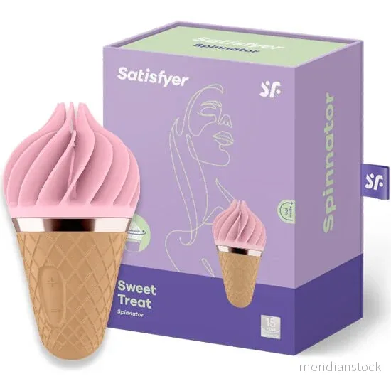 SATISFYER - SWEET TREAT SPINNATOR BROWN & PINK
