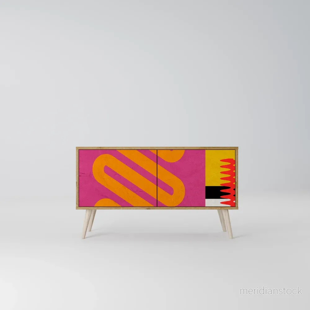 VIVID ART Kompakt TV-bänk med 2 dörrar - Bild 2