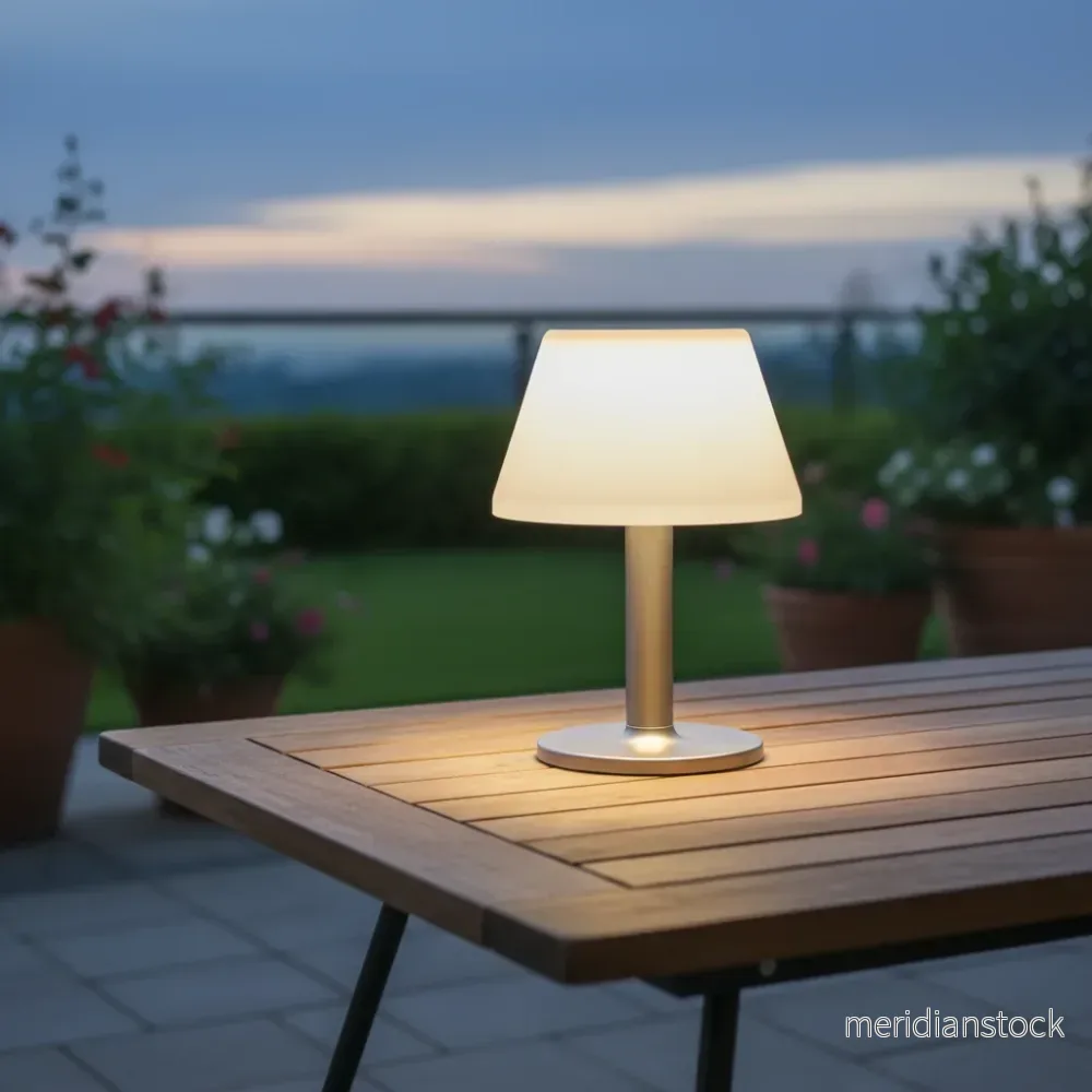 Solcellsdriven bordslampa - GlowGarden