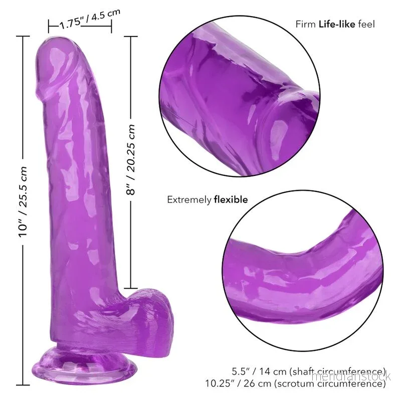 CALEXOTICS - SIZE QUEEN DILDO PURPLE 20.3 CM - Bild 3