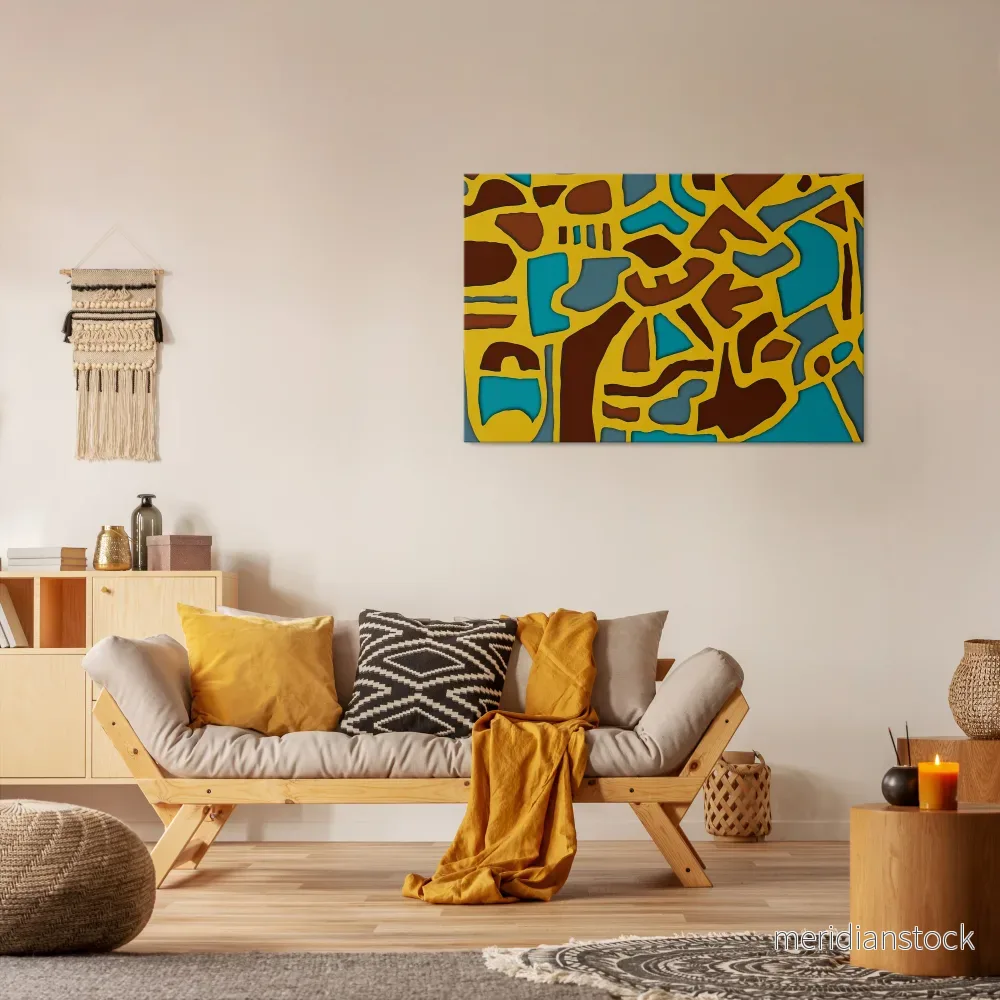 ASSYMETRICAL HARMONY Horizontal Canvas Print