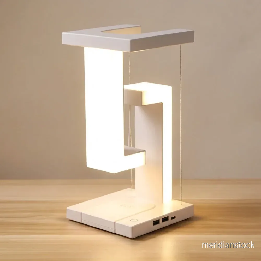 Svävande LED-bordslampa – Levella - Bild 2