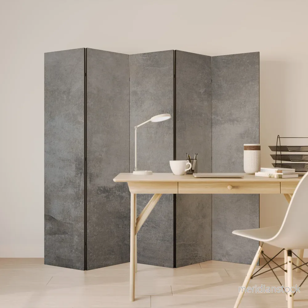 CONCRETE WALL Dekorativ rumsavdelare – 5 paneler - Bild 3