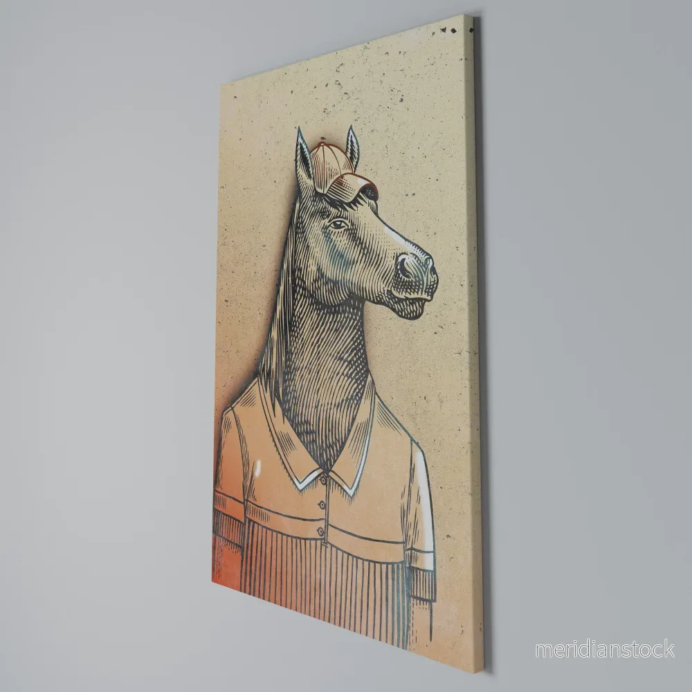 EQUINE SWAGGER Vertical Canvas Print - Bild 3