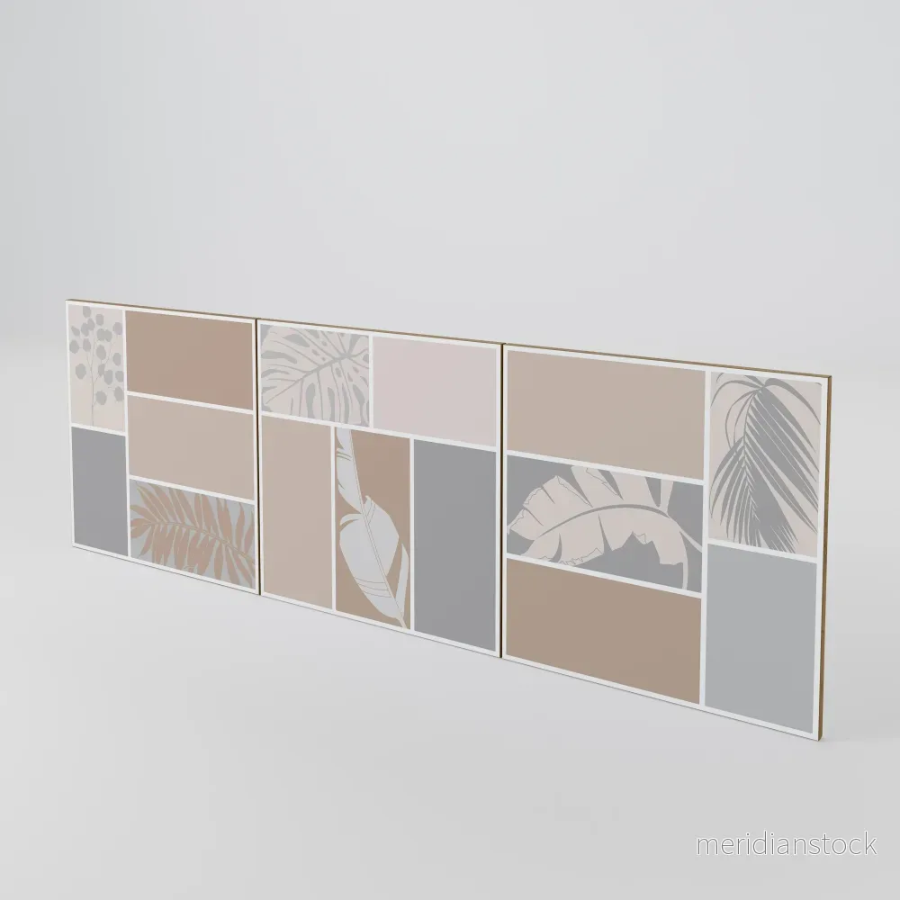 TROPICAL SHAPES Luckset med 3 dörrar till sideboard TROPICAL SHAPES Luckset med 3 dörrar till sideboard