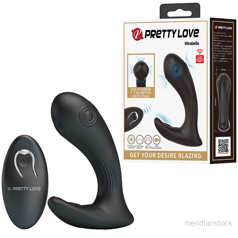 PRETTY LOVE - MIRABELLE PROSTATE VIBRATOR WITH REMOTE CONTROL - Bild 2