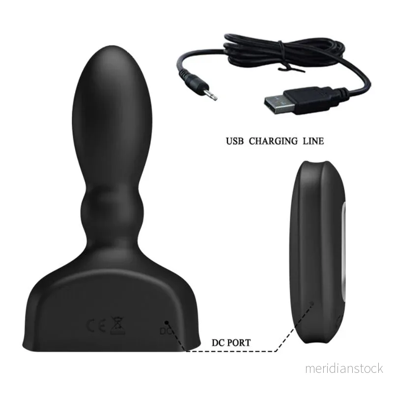 MR PLAY - BLACK INFLATABLE ANAL PLUG REMOTE CONTROL - Bild 2