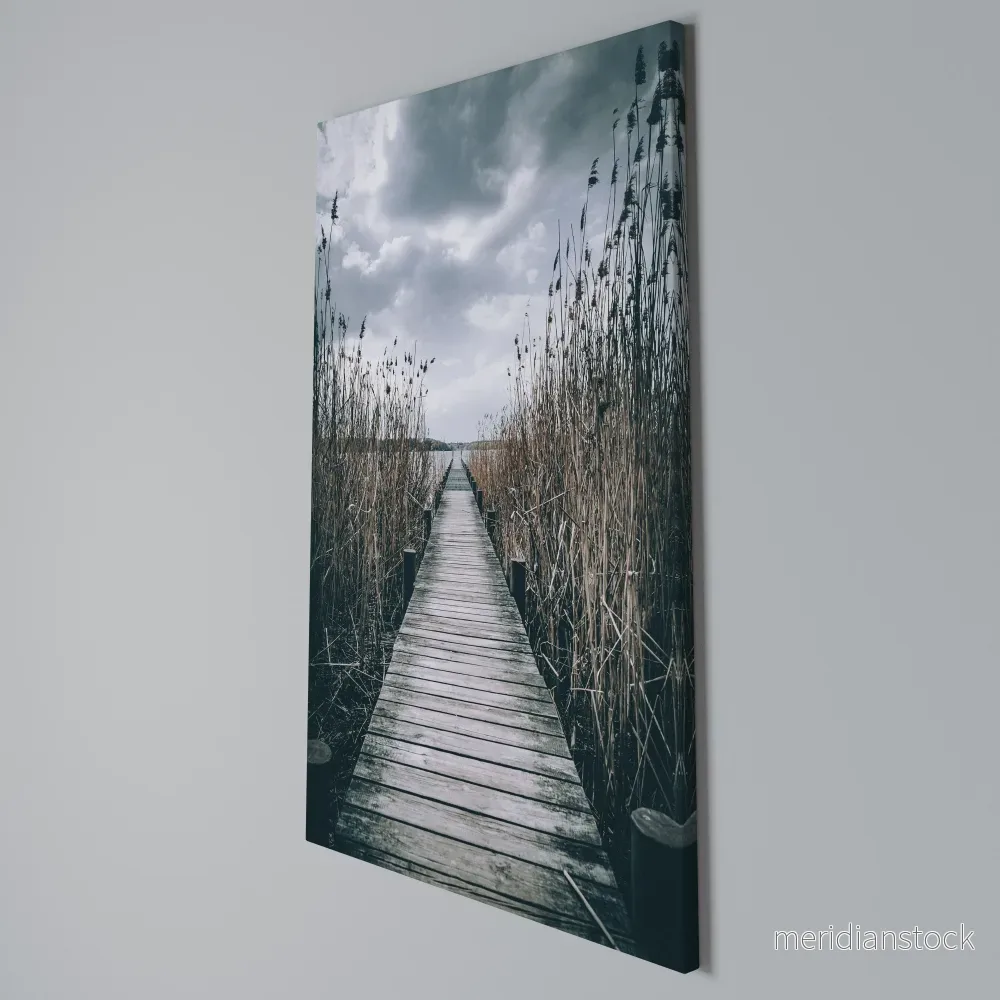 GAZE INTO STILLNESS Vertical Canvas Print - Bild 3