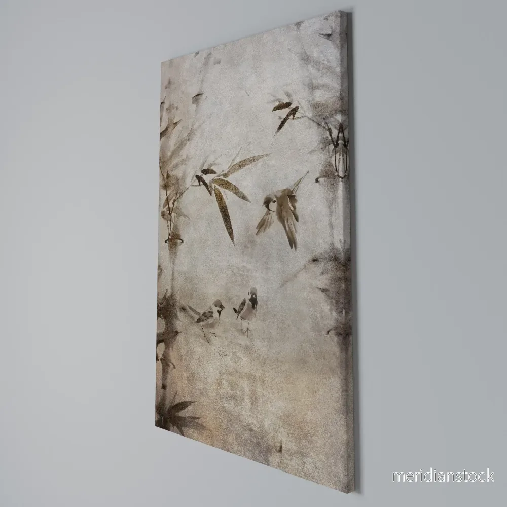 SPARROW BLISS Vertical Canvas Print - Bild 3