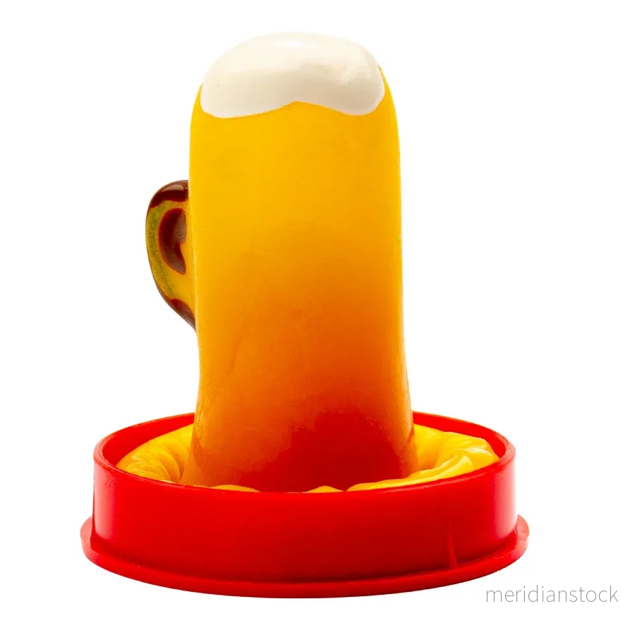 CONDOMERIE - HANDPAINTED NOVELTY CONDOMS GLASS OF BEER - Bild 2