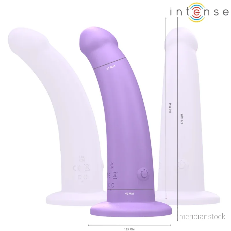 INTENSE - EDDIE VIBRATOR 17.5 CM 10 VIBRATIONS PURPLE REMOTE CONTROL - Bild 2