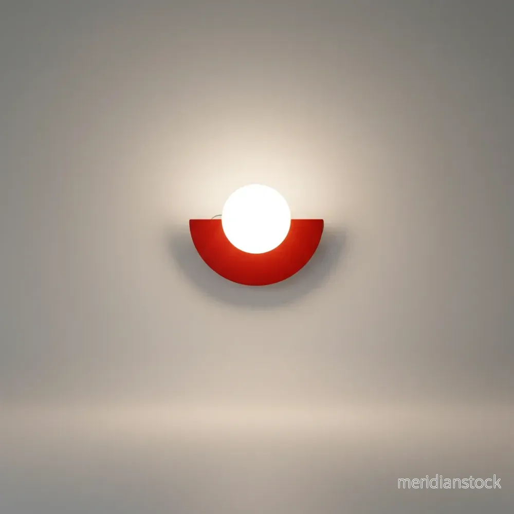 Halvcirkelformad vägglampa Minimalistisk - ArcLight - Bild 2