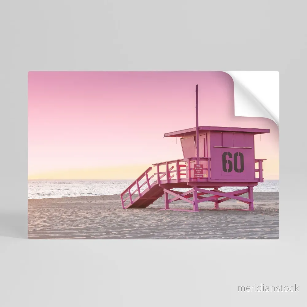 PINK PARADISE WATCH Självhäftande Horisontell Poster - Bild 2
