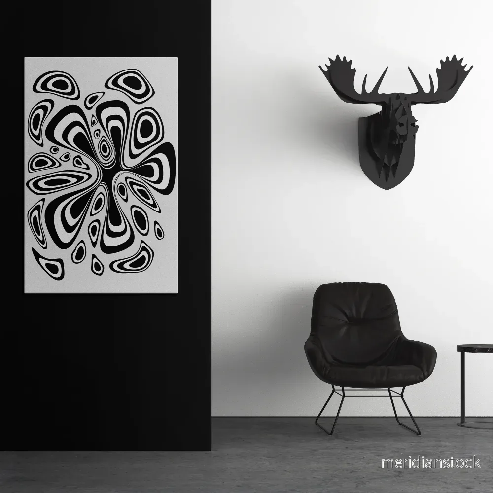 HIPNOTIZING BLOT Vertical Canvas Print - Bild 2