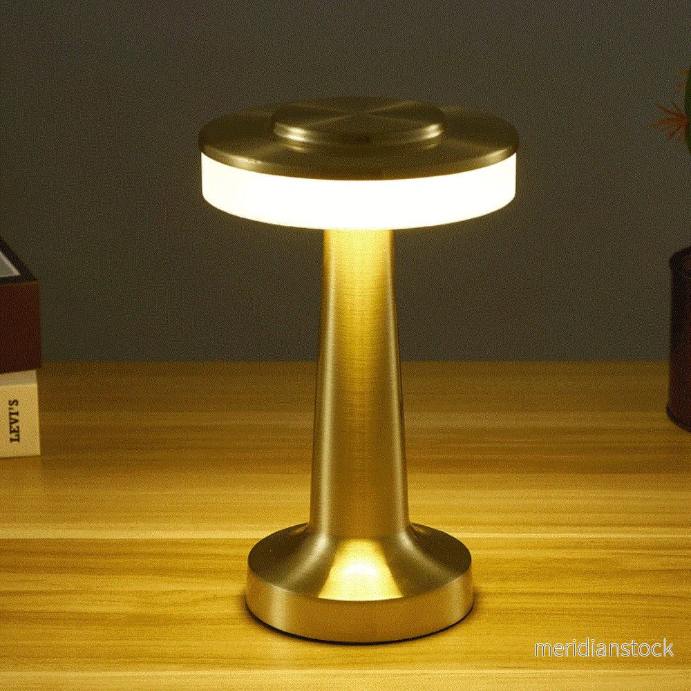Klassisk trådlös bärbar LED-bordslampa – LumiCrest - Bild 3