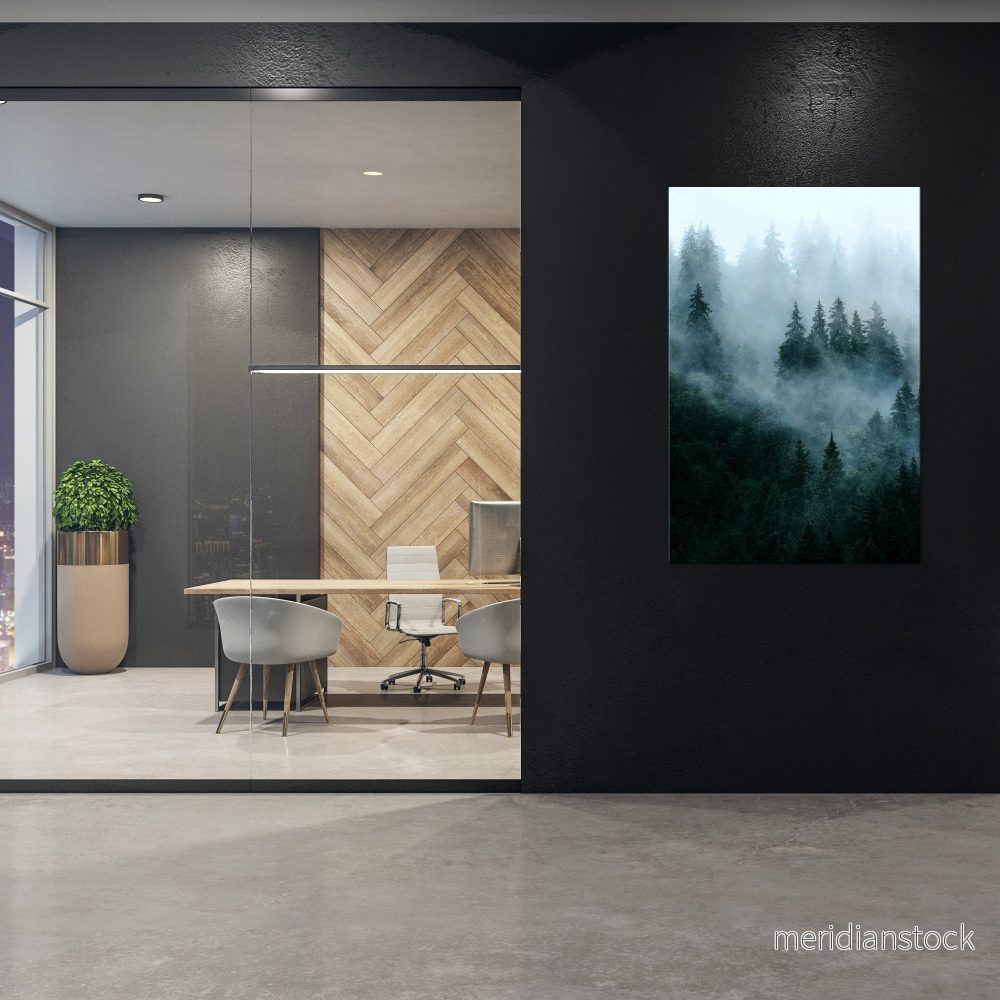 VEIL OF MIST Vertical Canvas Print - Bild 2