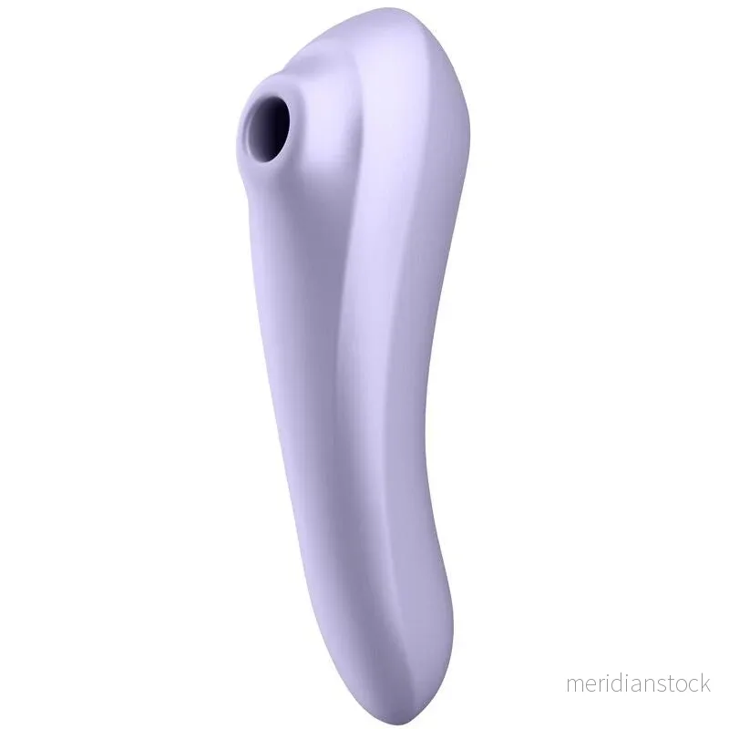 SATISFYER - DUAL PLEASURE AIR PULSE VIBRATOR MAUVE