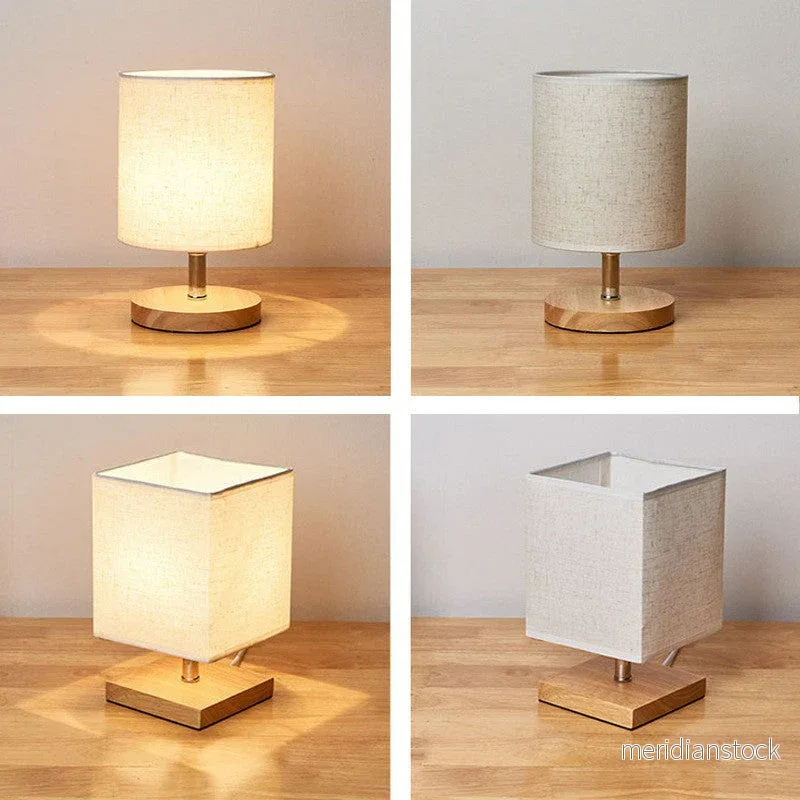 Stilren Minimalistisk Bordslampa – LinenWood Stilren Minimalistisk Bordslampa – LinenWood
