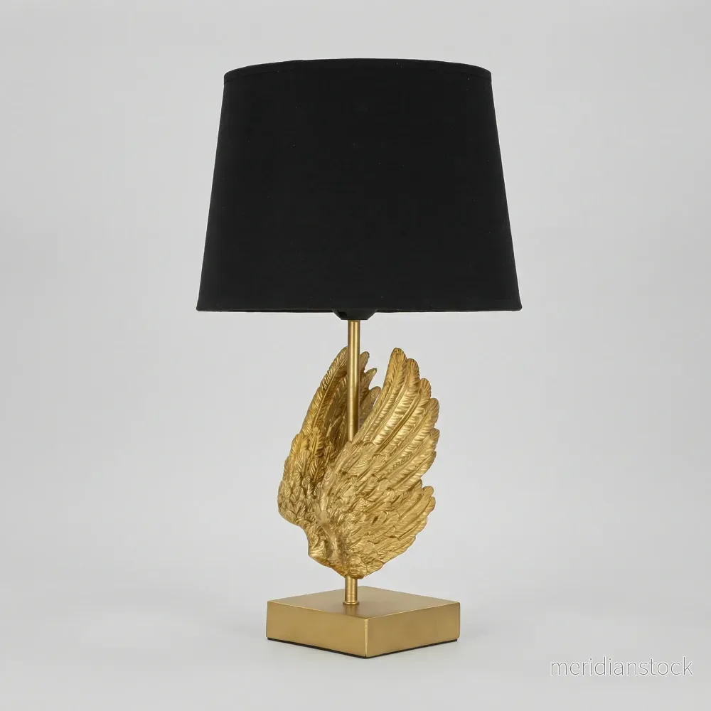 Utsmyckad bordslampa med vingar – Aurelium - Bild 2