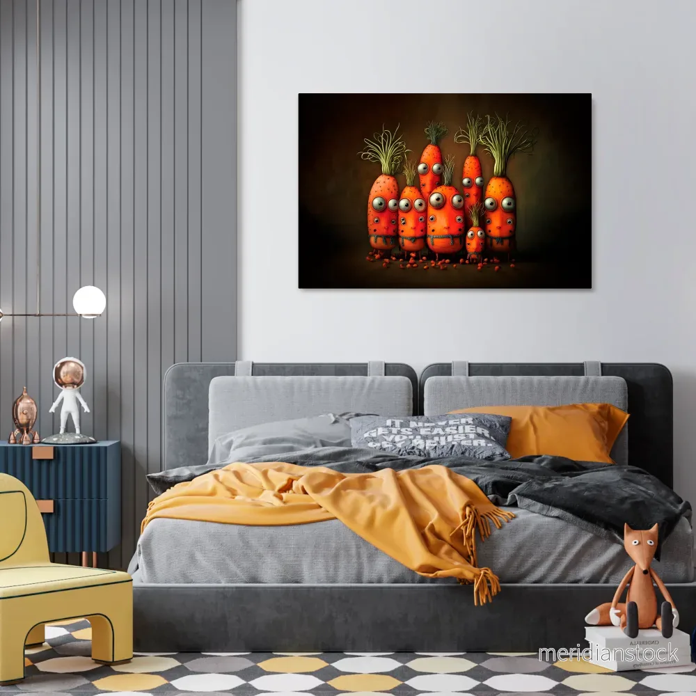 CUTE OR SCARY Horizontal Canvas Print - Bild 2