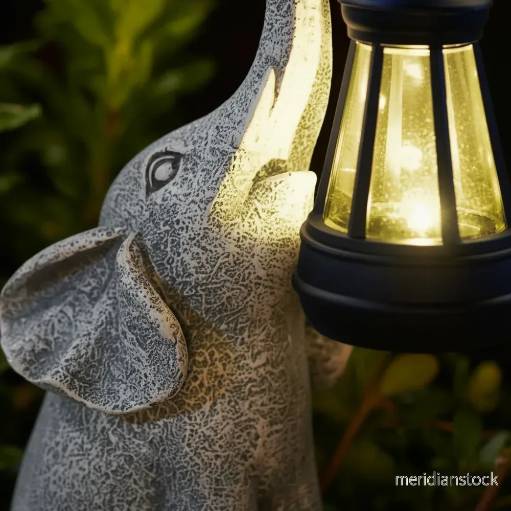 Fristående utomhuslampa i djurdesign - Glowphant - Bild 3