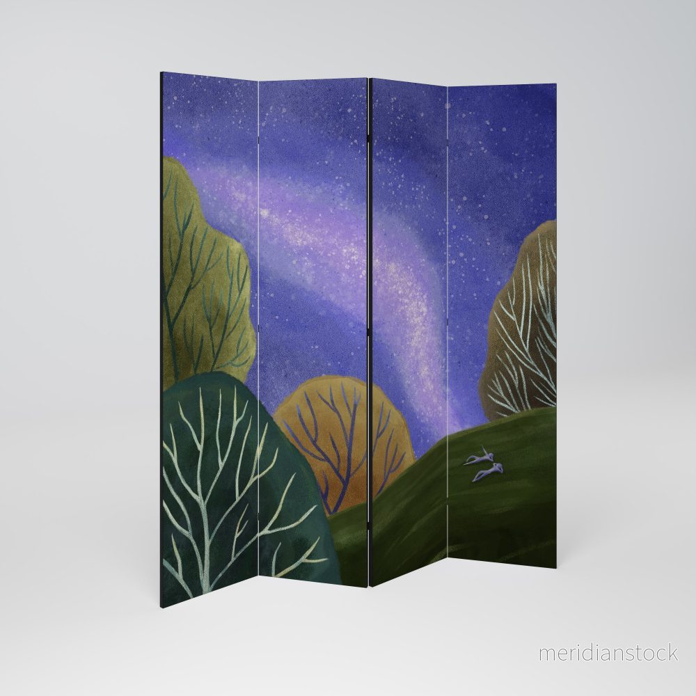 STARLIT VIBE Rumsavdelare 4 paneler