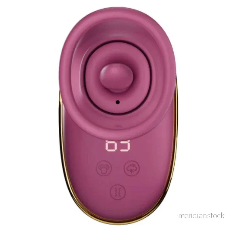 SHE.E.O - AUTOMATIC CLITORAL STIMULATING PUMP WITH LICKING EFFECT (PURPLE) - Bild 3