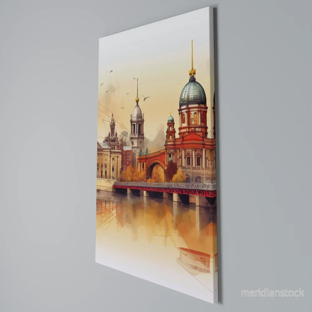BERLIN SPIRIT Vertical Canvas Print - Bild 3