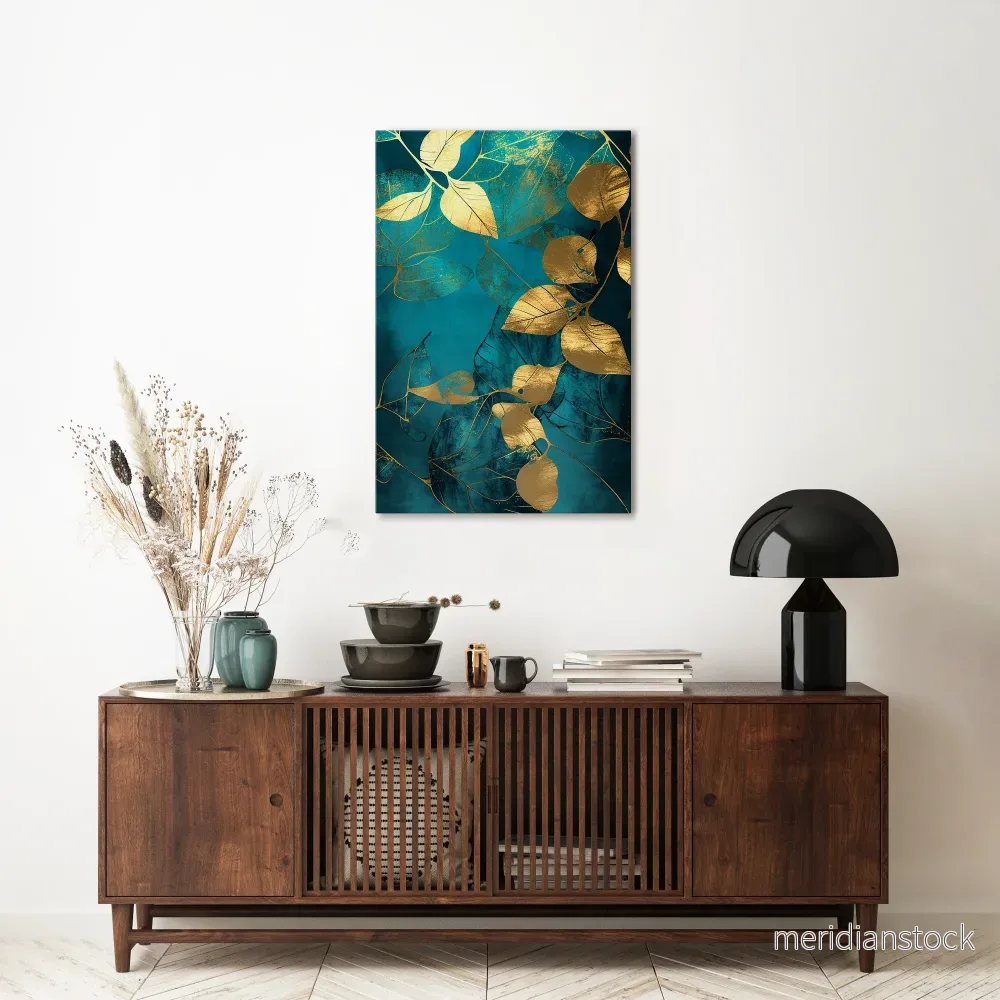 FOLIAGE FANTASIA Vertical Canvas Print
