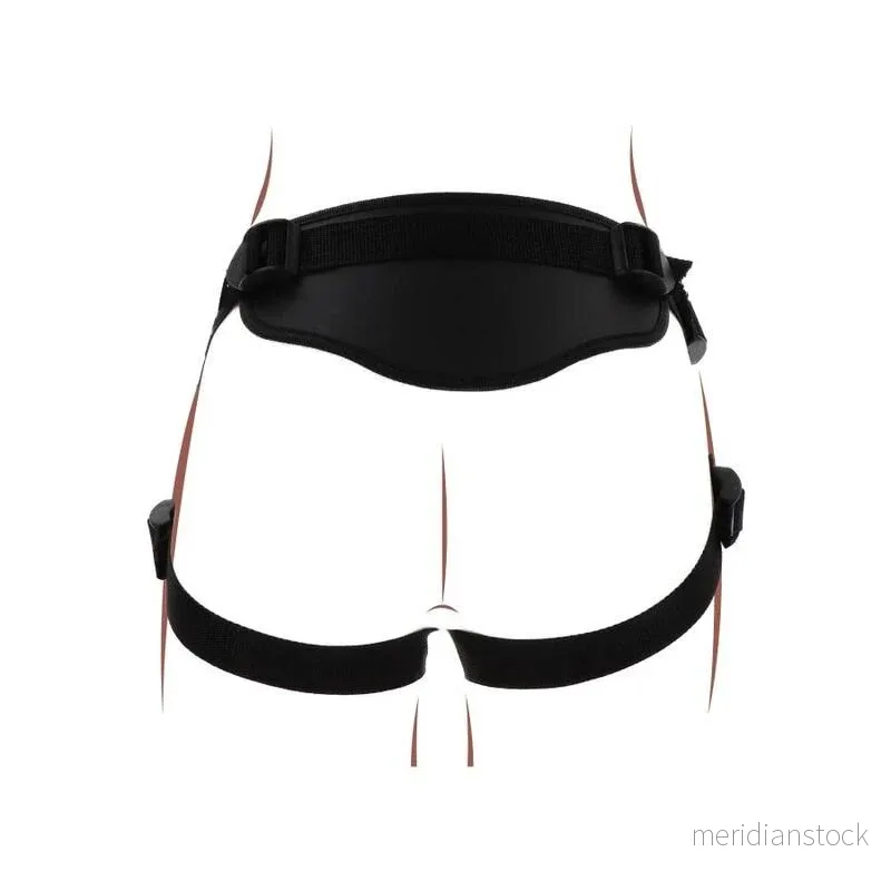 GET REAL - STRAP-ON DELUXE HARNESS BLACK