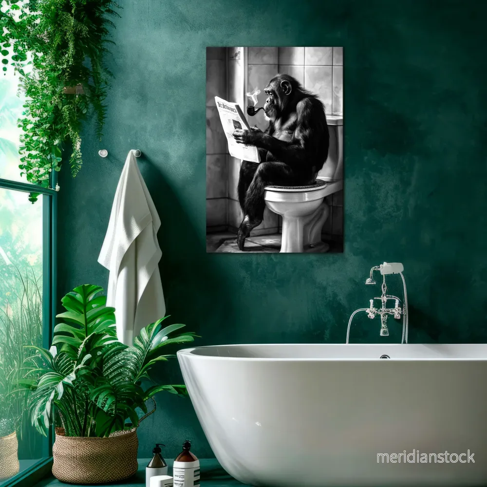 A MOMENT OF CALM Vertical Canvas Print - Bild 2