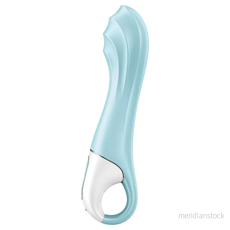 SATISFYER - AIR PUMP VIBRATOR 5+ INFLATABLE G-SPOT VIBRATOR APP BLUE - Bild 2