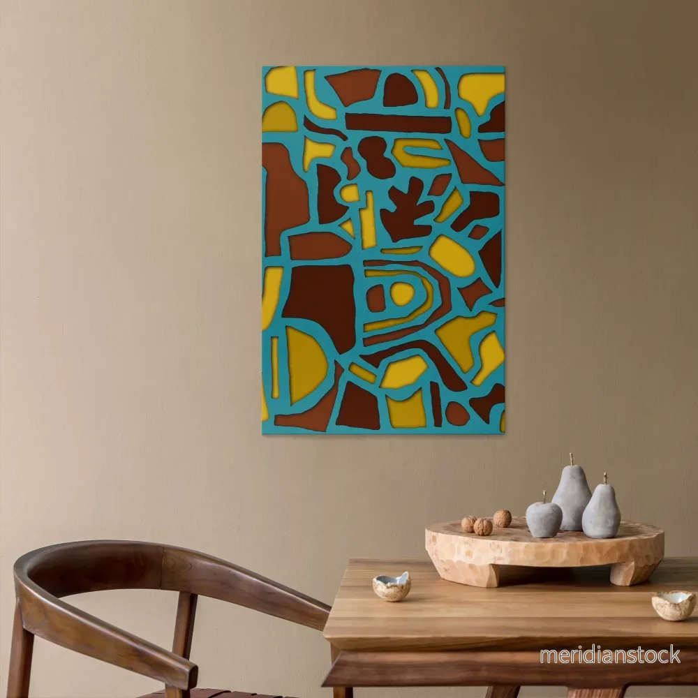 SHAPE EXTRAVAGANZA Vertical Canvas Print - Bild 2