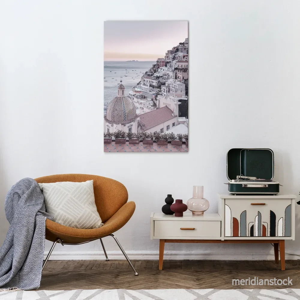 MEDITERRANEAN DREAMSCAPE Vertical Canvas Print - Bild 2