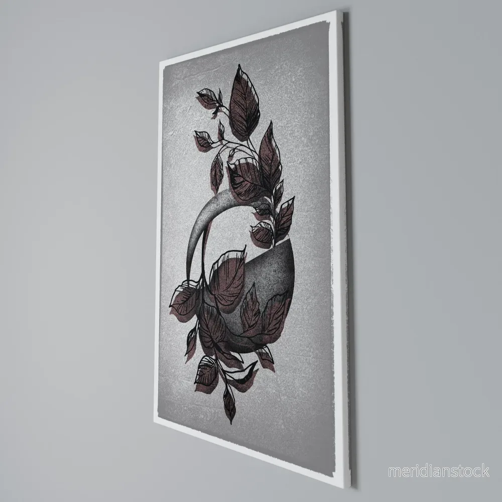 GRAPHIC WONDER Vertical Canvas Print - Bild 3