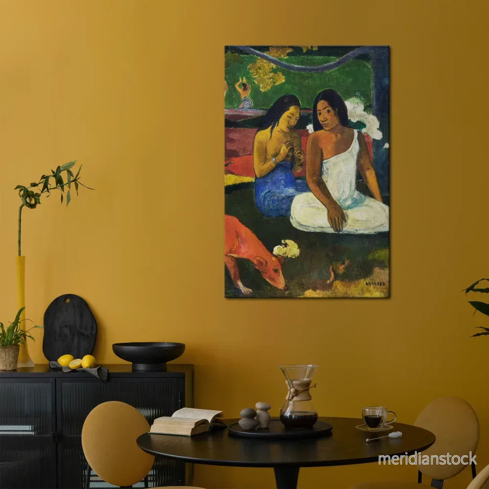 AREAREA BY GAUGUIN Vertical Canvas Print AREAREA BY GAUGUIN Vertical Canvas Print