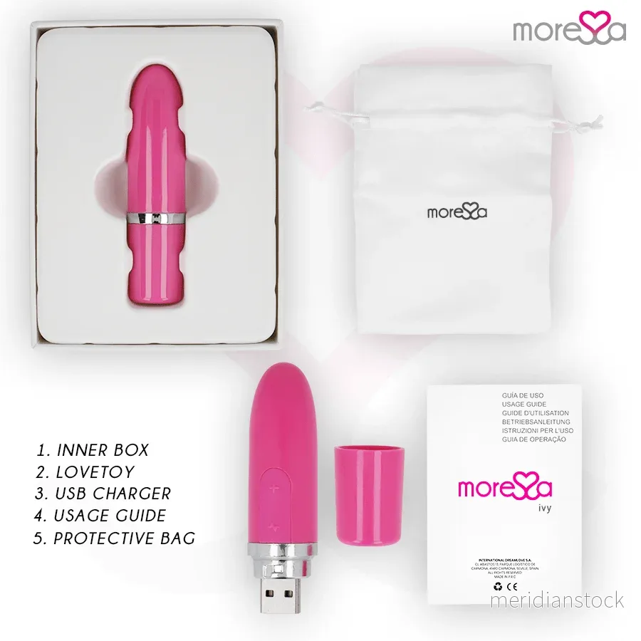 MORESSA - IVY VIBRATOR STIMULATOR TRAVEL PINK - Bild 3