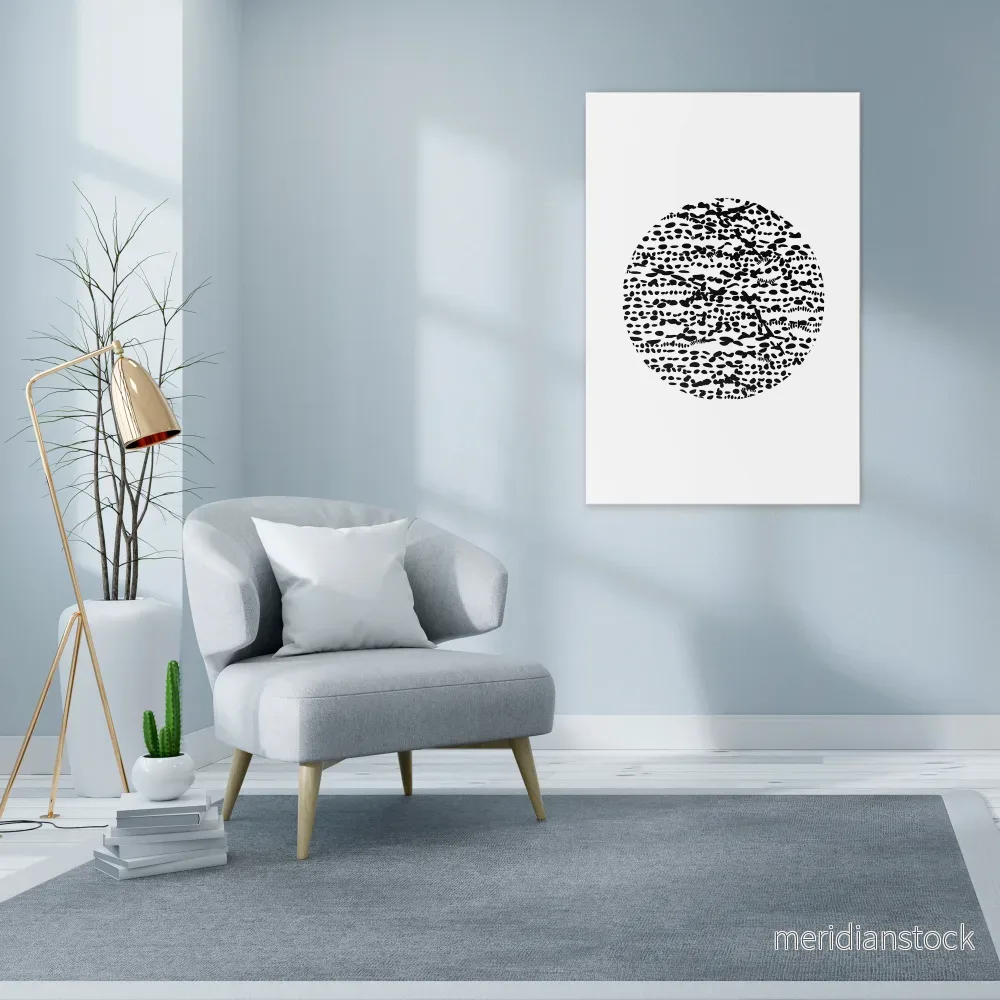 LUNAR LOOM Vertical Canvas Print LUNAR LOOM Vertical Canvas Print