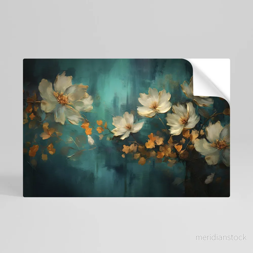 TRANQUIL GARDEN MUSE Självhäftande Horisontell Poster - Bild 3