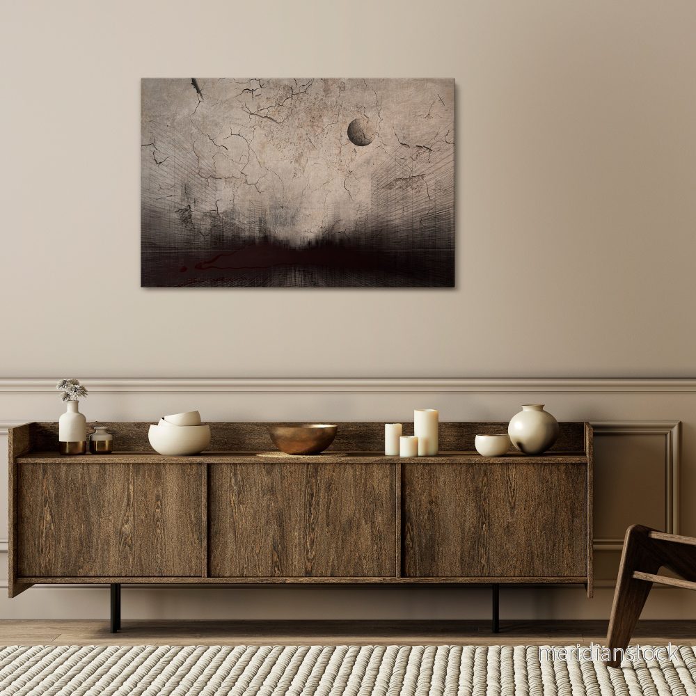 MOONBEAM THOUGHTS Horizontal Canvas Print