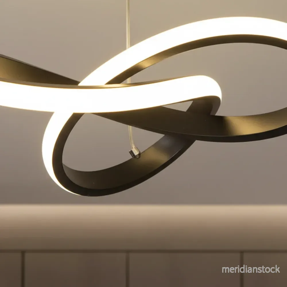 Hängande vågformad lampa - HaloWeave - Bild 3