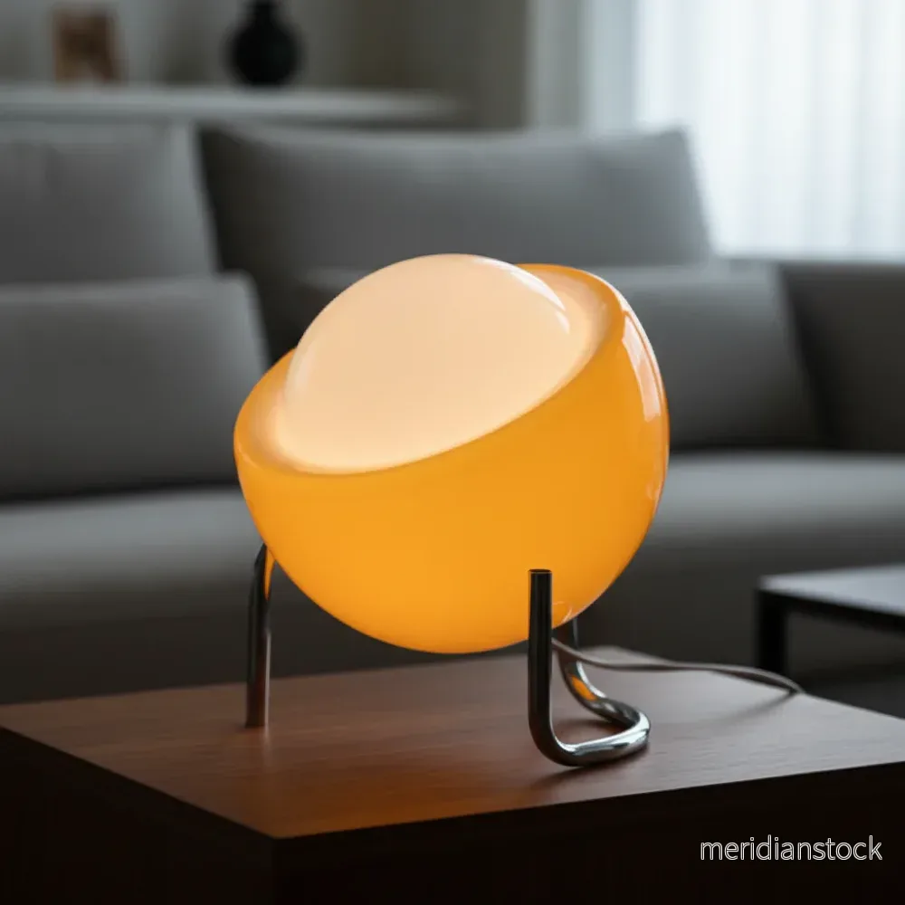 Retro glasbordslampa - GlassHaven