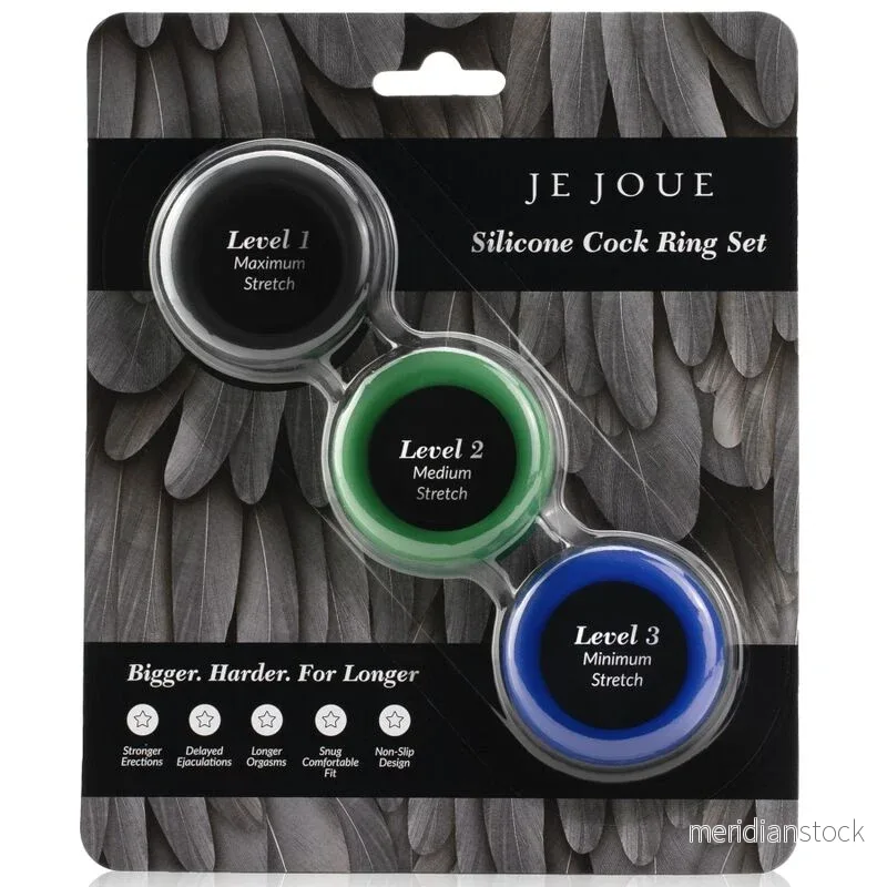 JE JOUE - SILICONE SET SILICONE PENIS RINGS - Bild 2