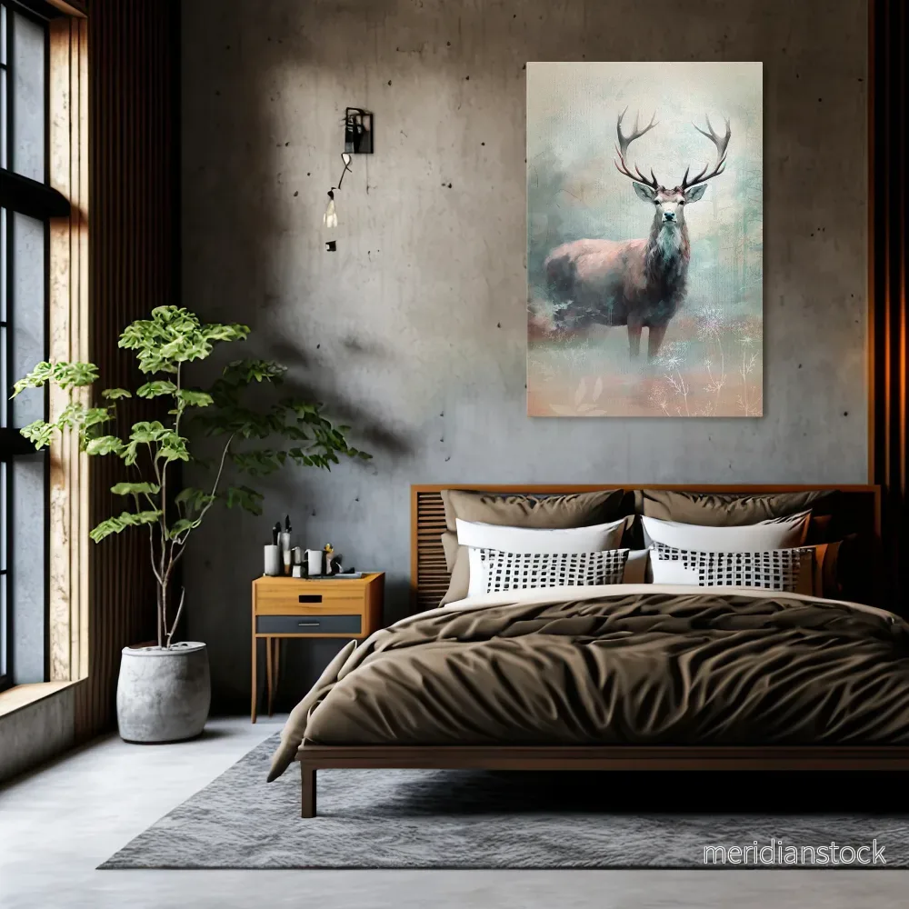 FOREST KING Vertical Canvas Print - Bild 2