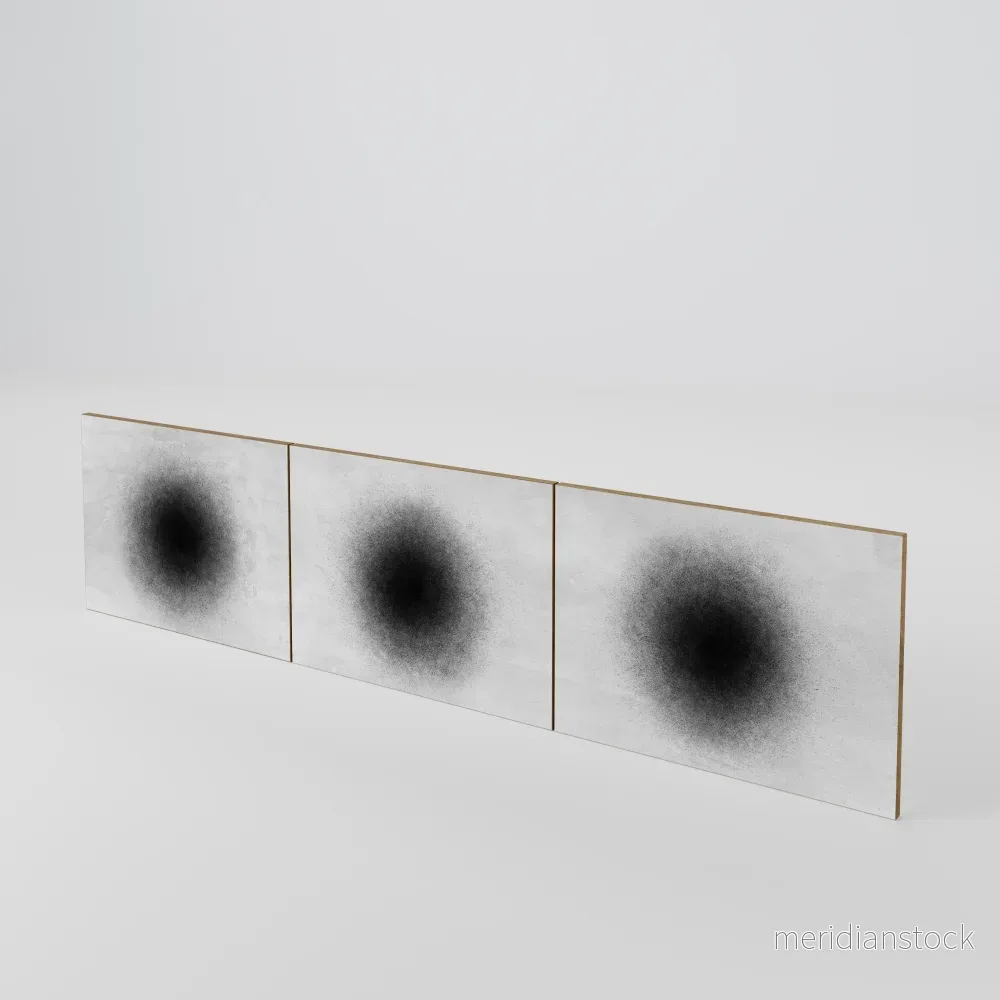 BLACK HOLE Luckset med 3 dörrar till TV-bänk BLACK HOLE Luckset med 3 dörrar till TV-bänk
