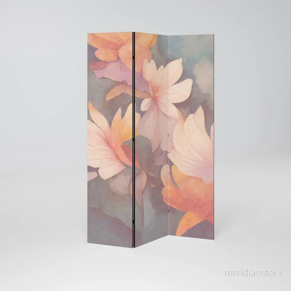 PETAL GRACE Dekorativ rumsavdelare – 3 paneler