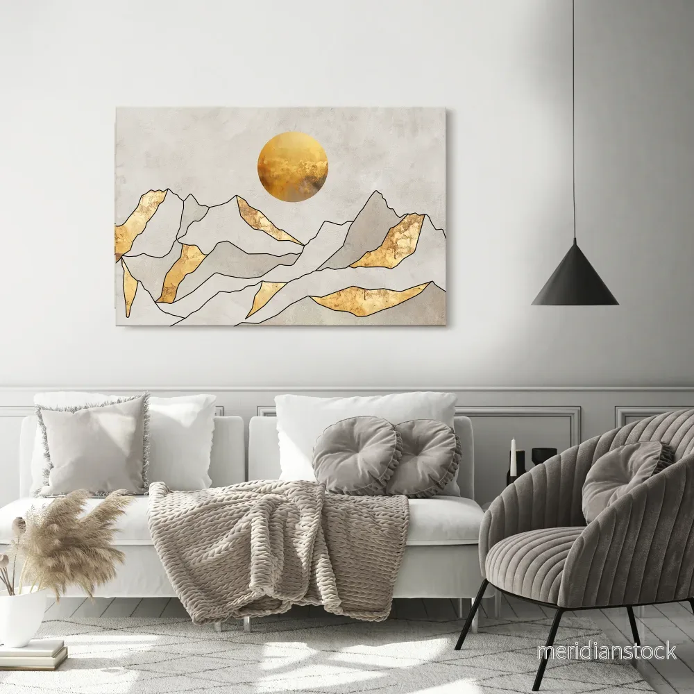 SUNNY BLAZE Horizontal Canvas Print - Bild 2